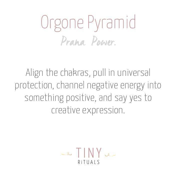 Mini Gemstone Orgone Pyramid