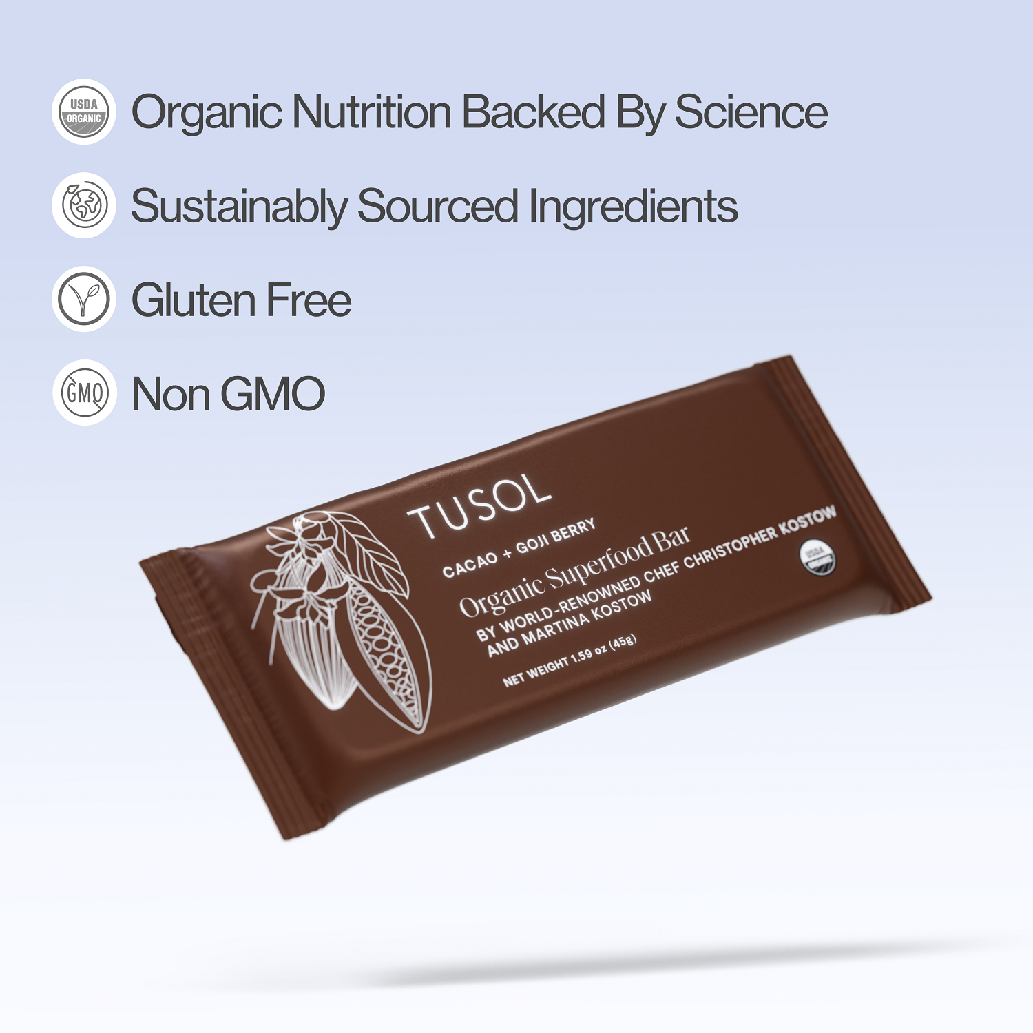 Organic Protein + Superfood Bars