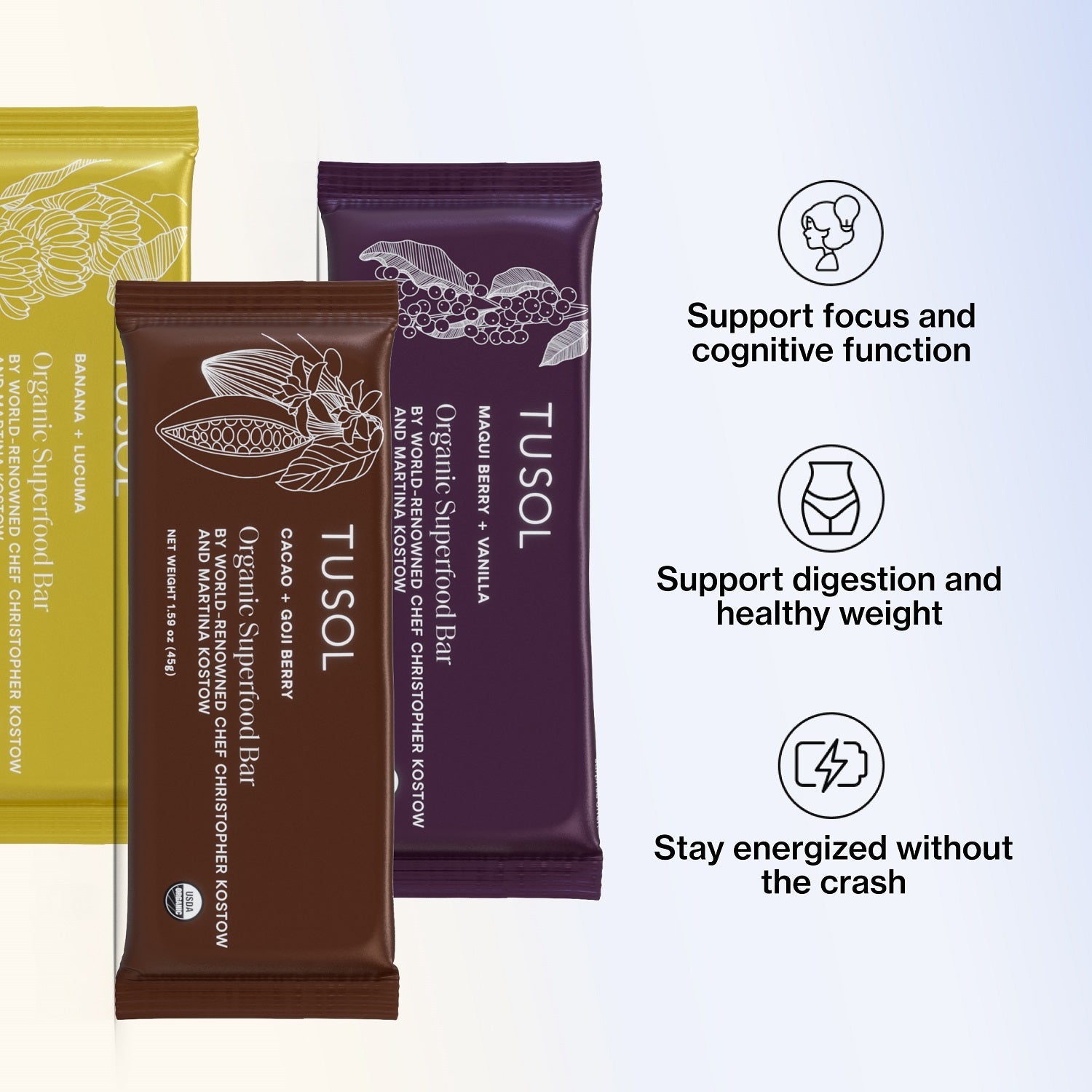 Organic Protein + Superfood Bars