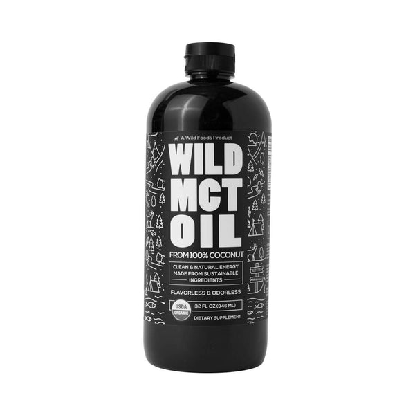 Organic Wild MCT Oil 32oz From 100% Coconuts Case of 6