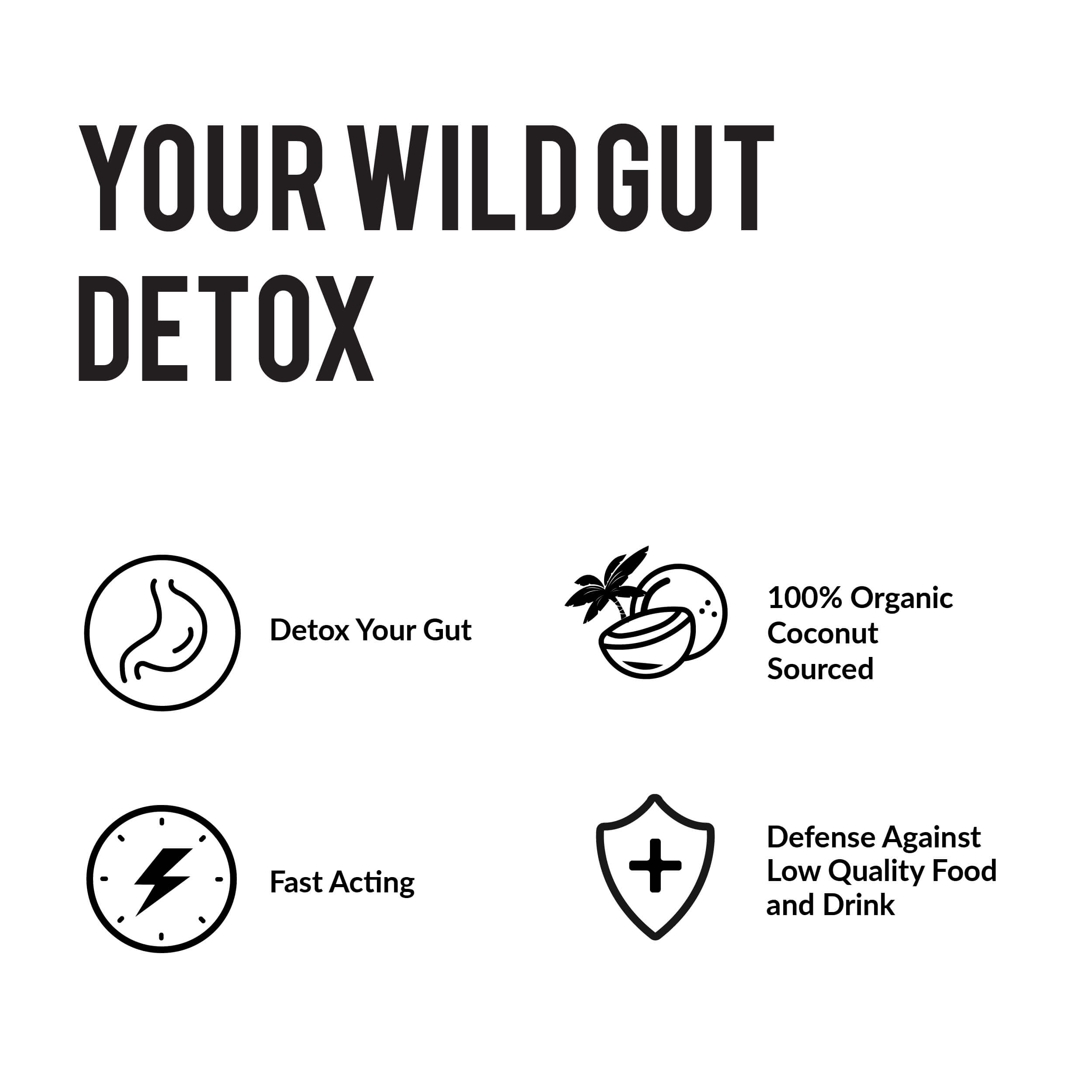 Activated Charcoal Capsules made from 100% Organic Coconuts, 120ct